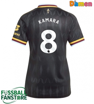 Aston Villa Boubacar Kamara #8 Replik Auswärtstrikot Damen 2026-27 Kurzarm